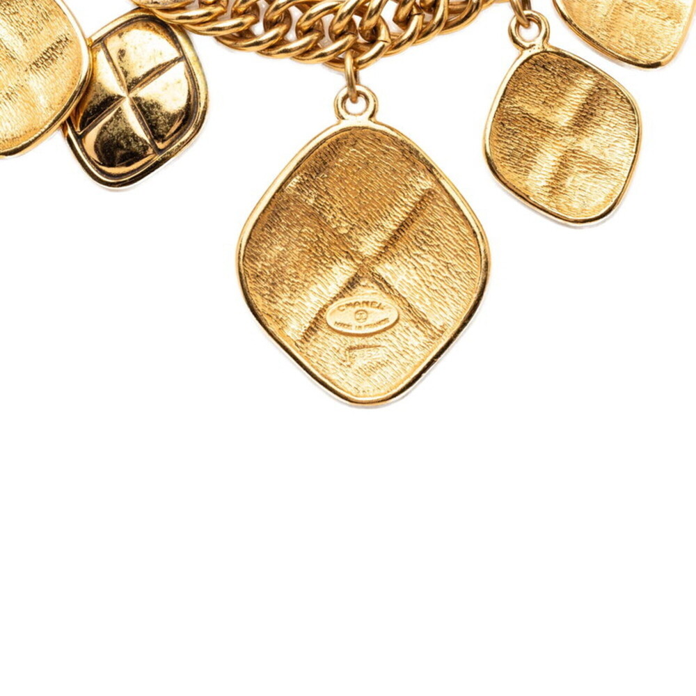 Chanel Matelass√© Vintage Necklace, Gold Plated, Women's CHANEL - Picture 3 of 6